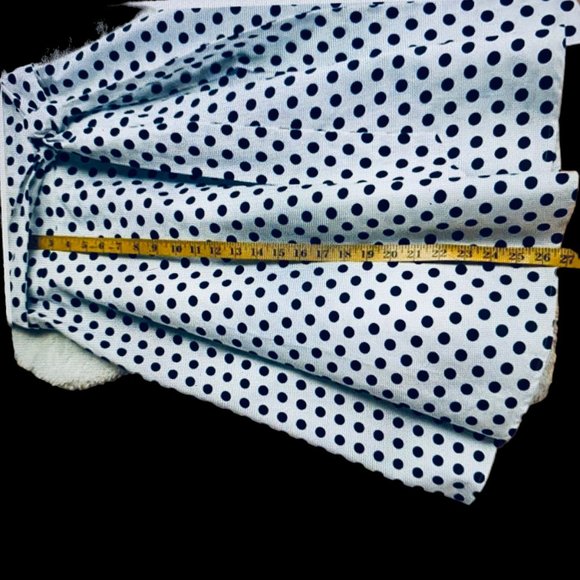 Belle Poque Sz Sm Rockabilly Retro Pin Up 50s High Waist Polka Dot Skirt New - Picture 14 of 15